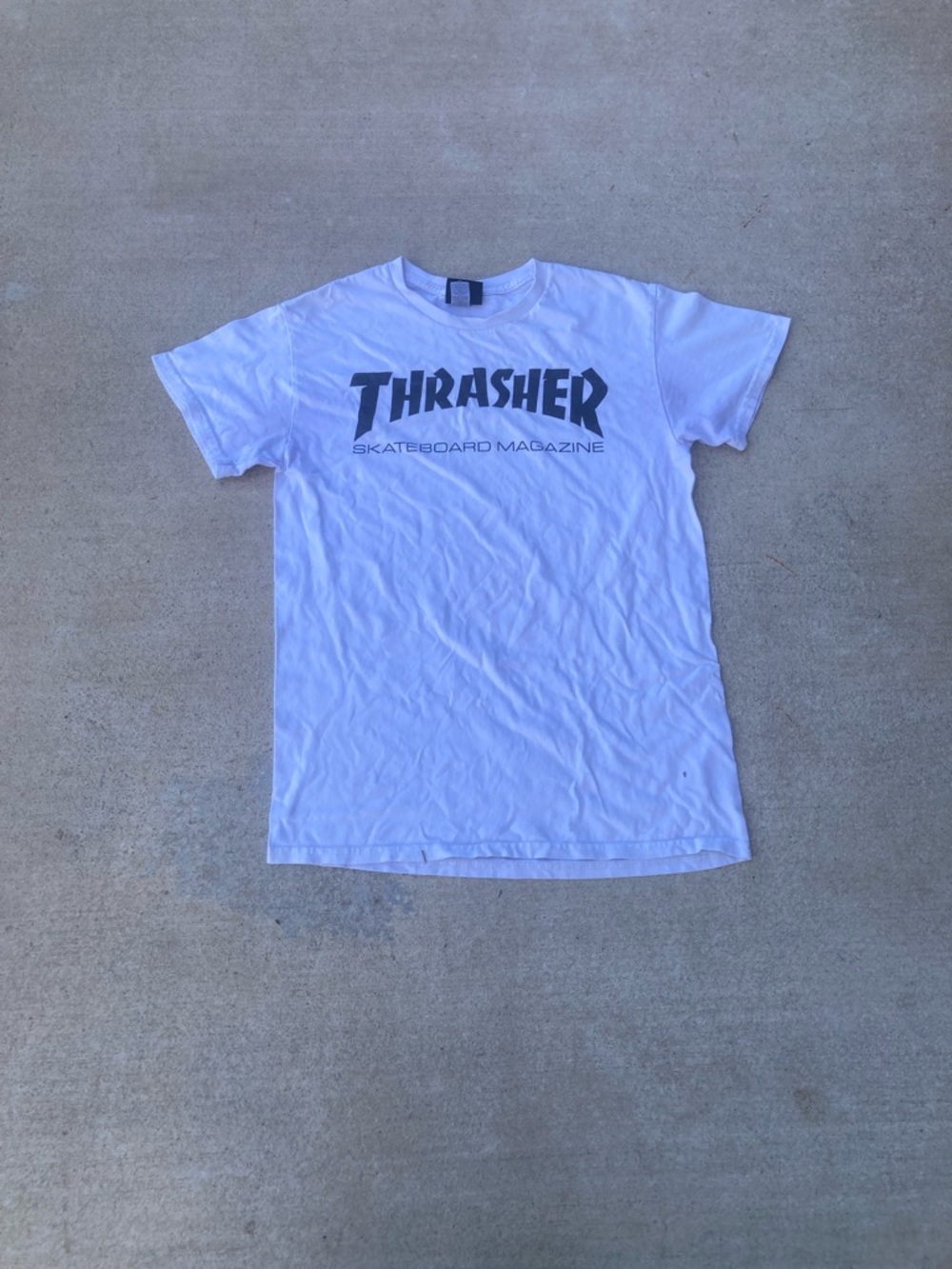 Thrasher white tee